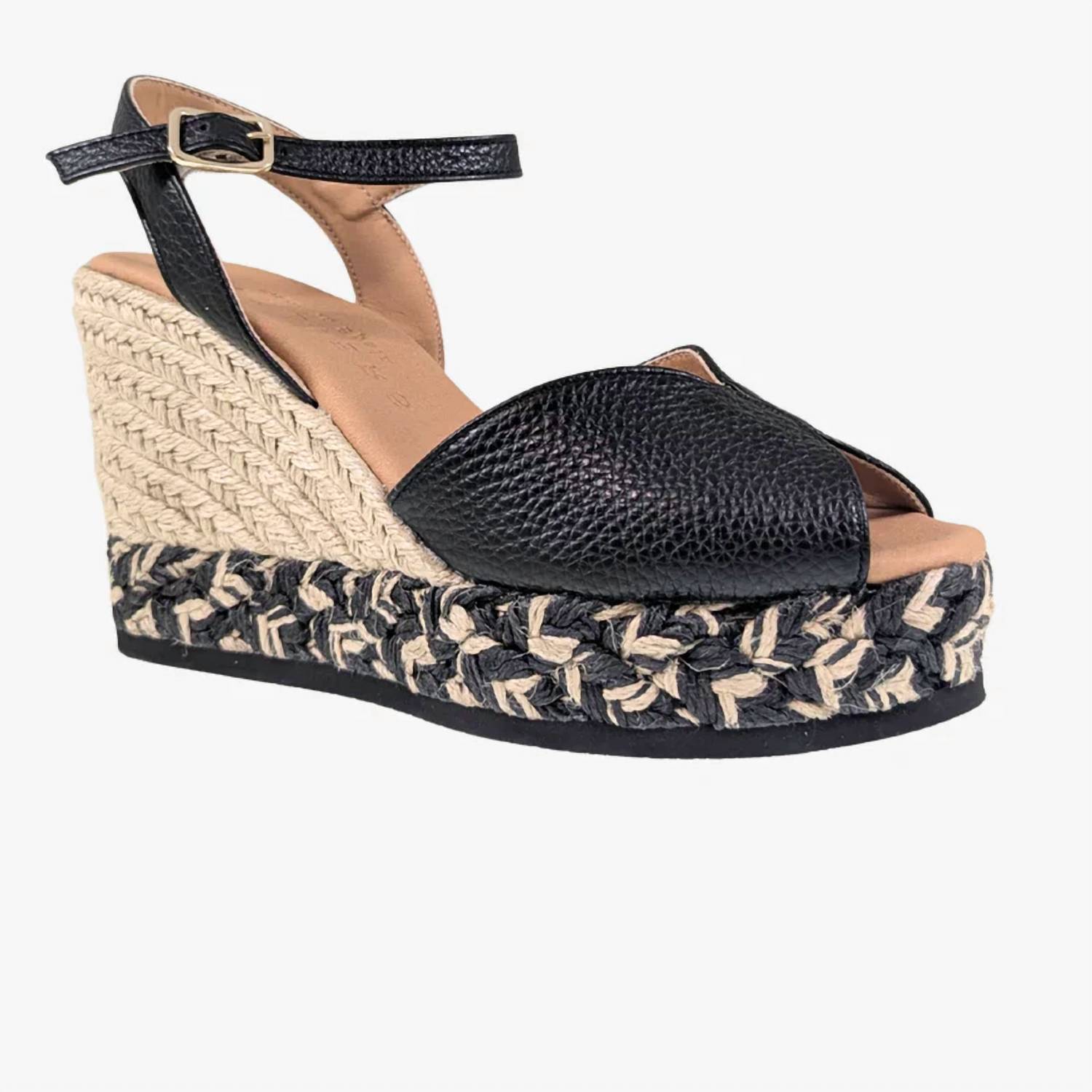 New Ateliers Women's Nina Strappy Wedge Sandal In Black